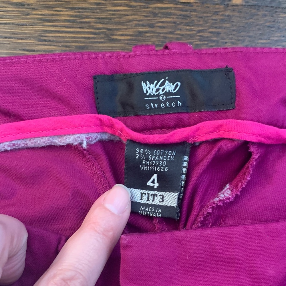 Mossimo Supply Co. Magenta Women's Shorts - Picture 2 of 4